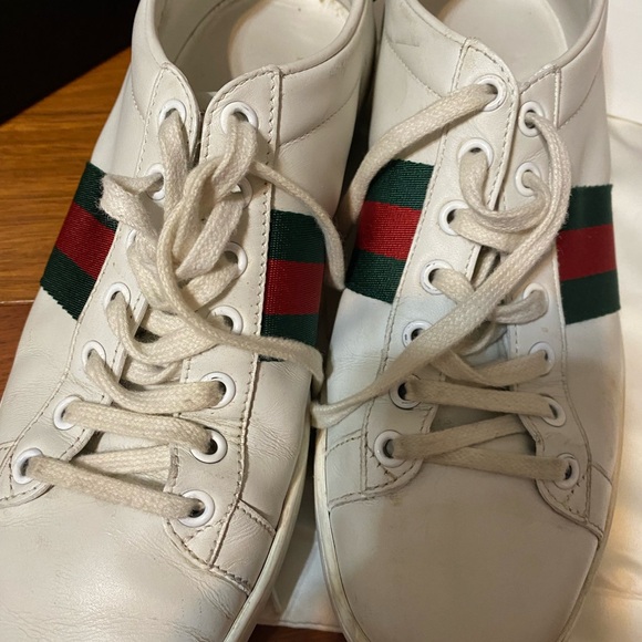 Gucci Ace leather sneakers - Picture 10 of 12